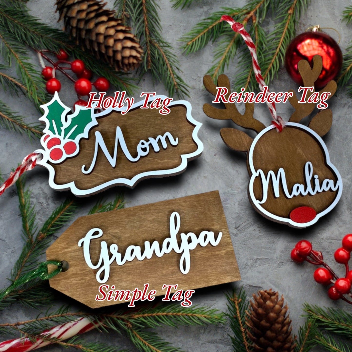 Stocking/Gift Tags - (2-5)
