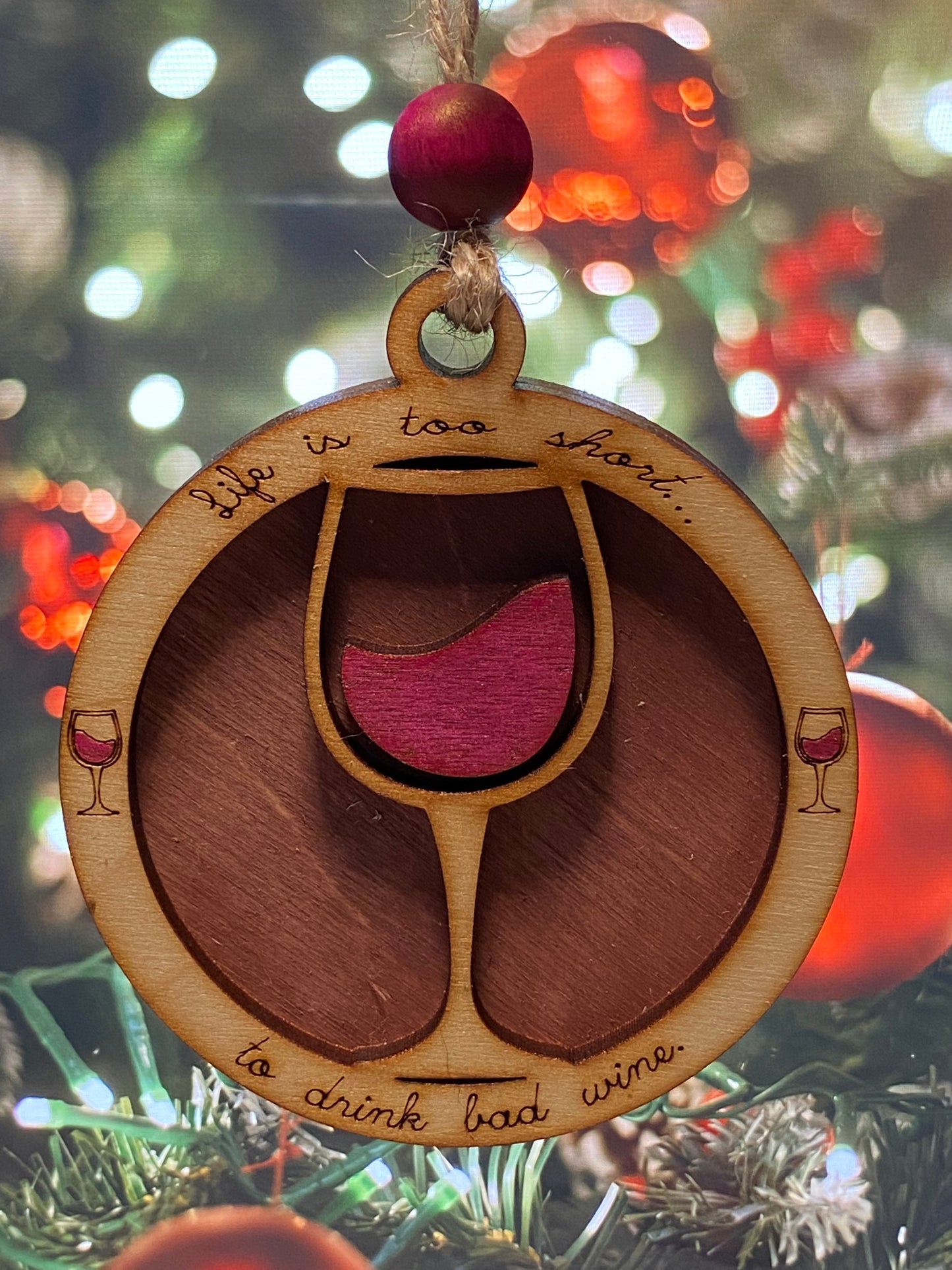 Wine Ornament