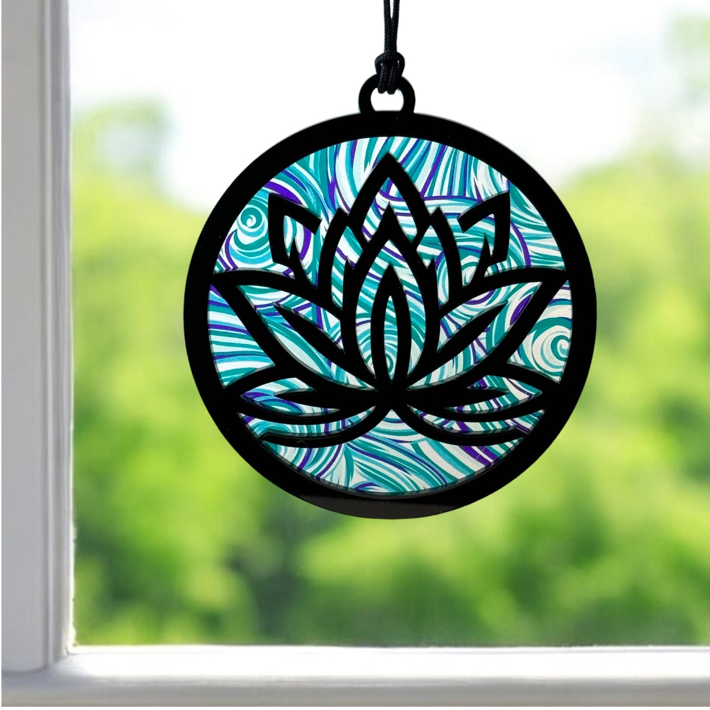 Suncatcher / Ornament - Lotus Flower