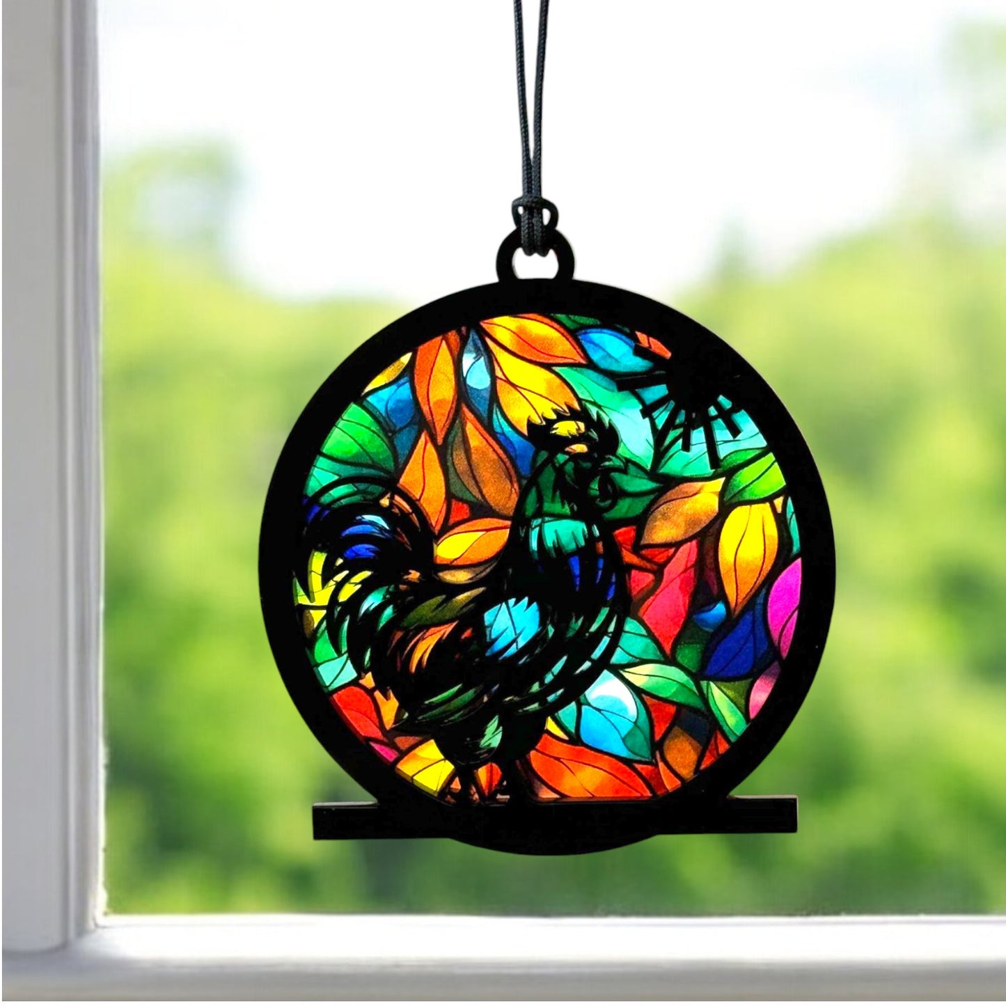 Suncatcher / Ornament - Rise and Shine Rooster