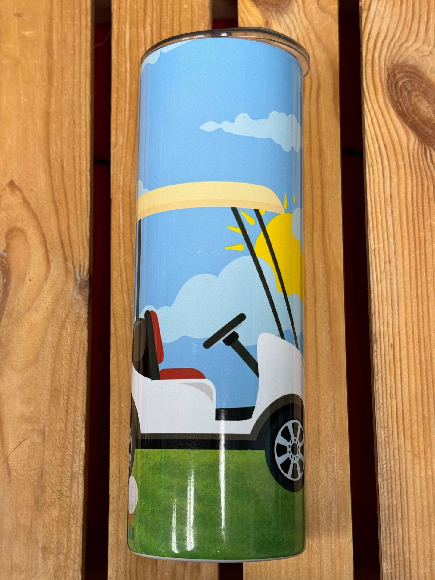 Golf Cart Tumbler 20oz CLEARANCE