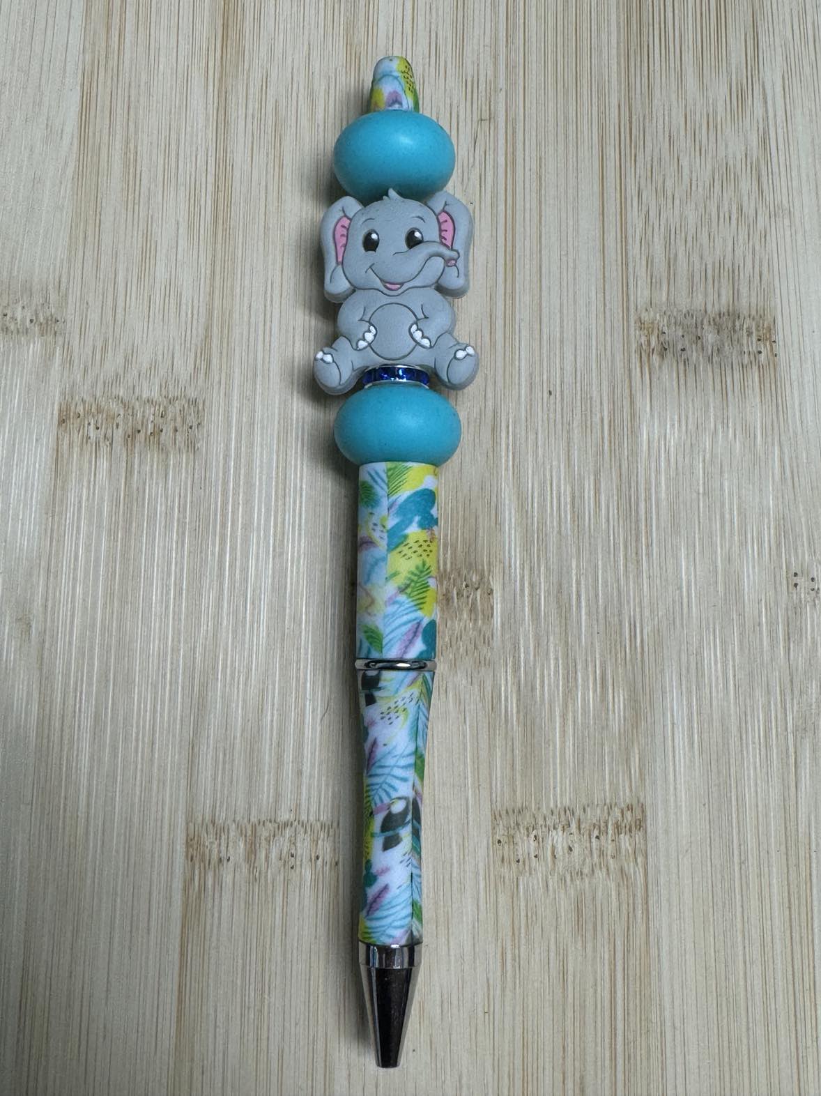 Elephant Beaded Pen **CLEARANCE**