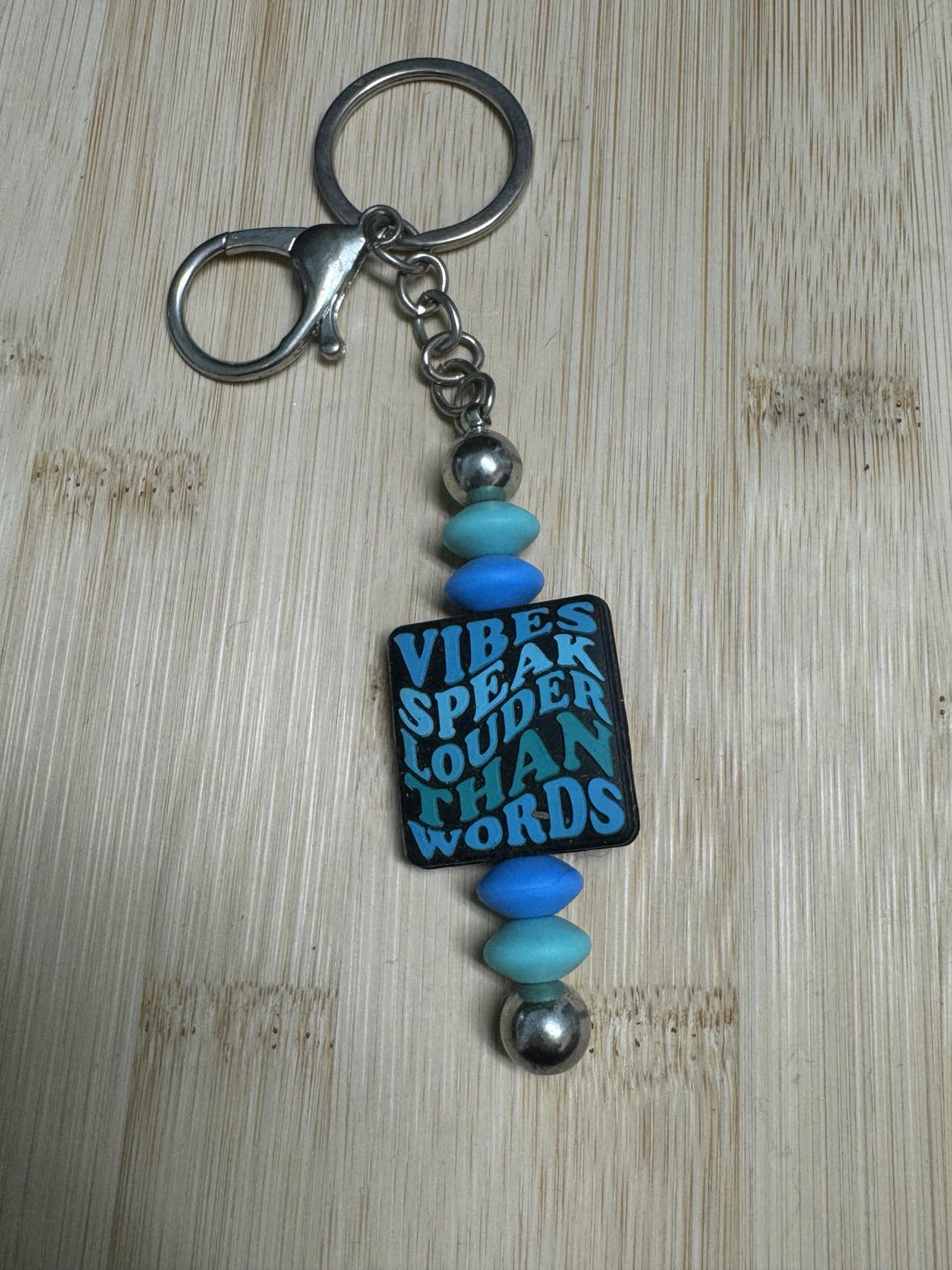 Vibes Beaded Keychain **CLEARANCE**
