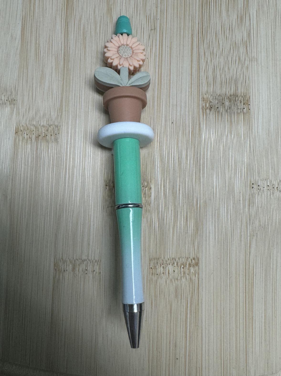 Flower Pot 3 Beaded Pen **CLEARANCE**