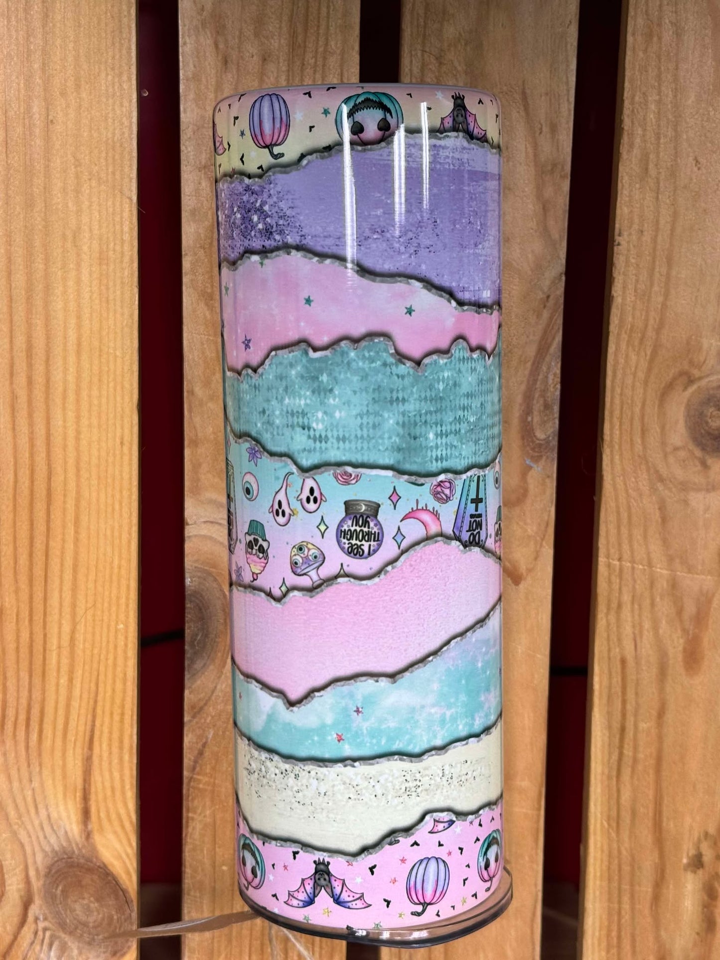 Pastel Halloween Tumbler 20oz CLEARANCE