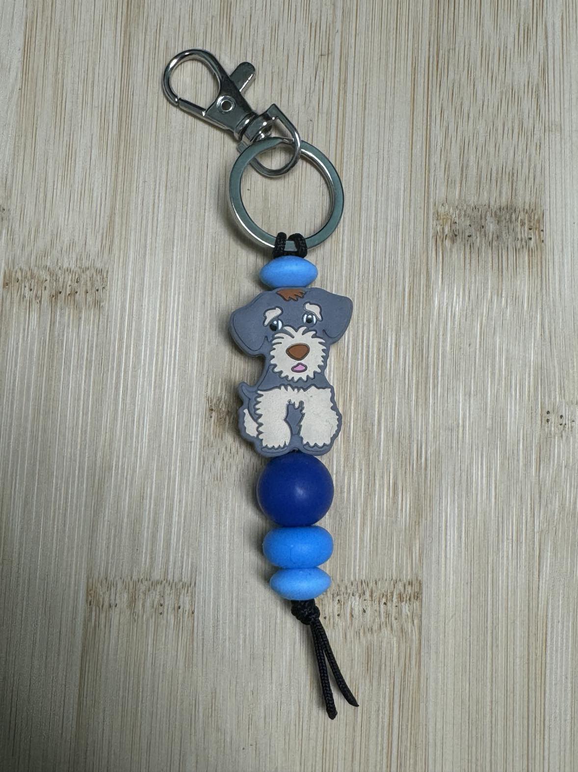 Dog 5 Beaded Keychain **CLEARANCE**