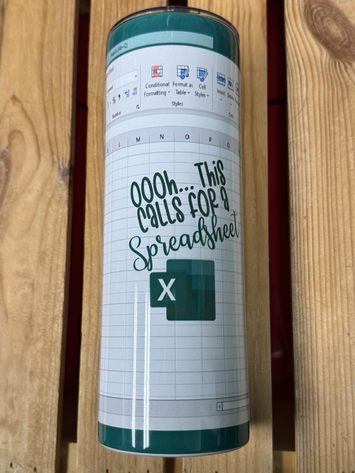 Spreadsheet Tumbler 20oz **CLEARANCE**
