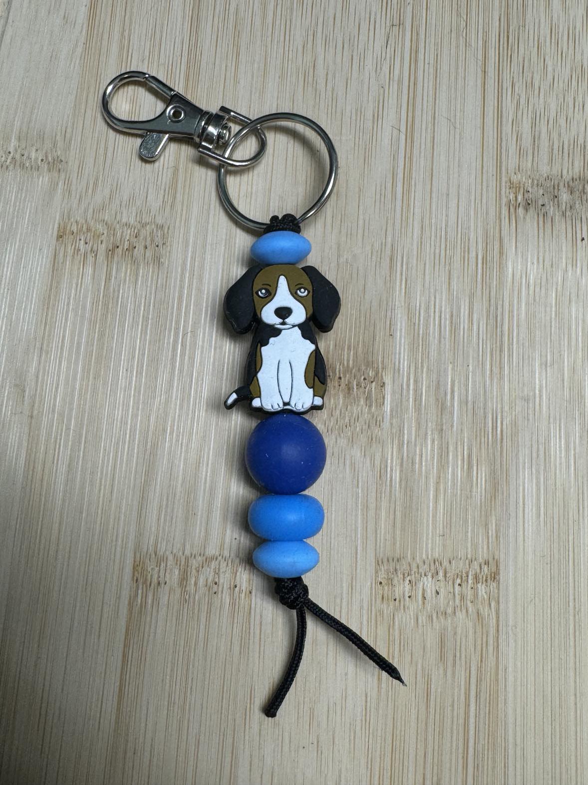 Dog 4 Beaded Keychain **CLEARANCE**
