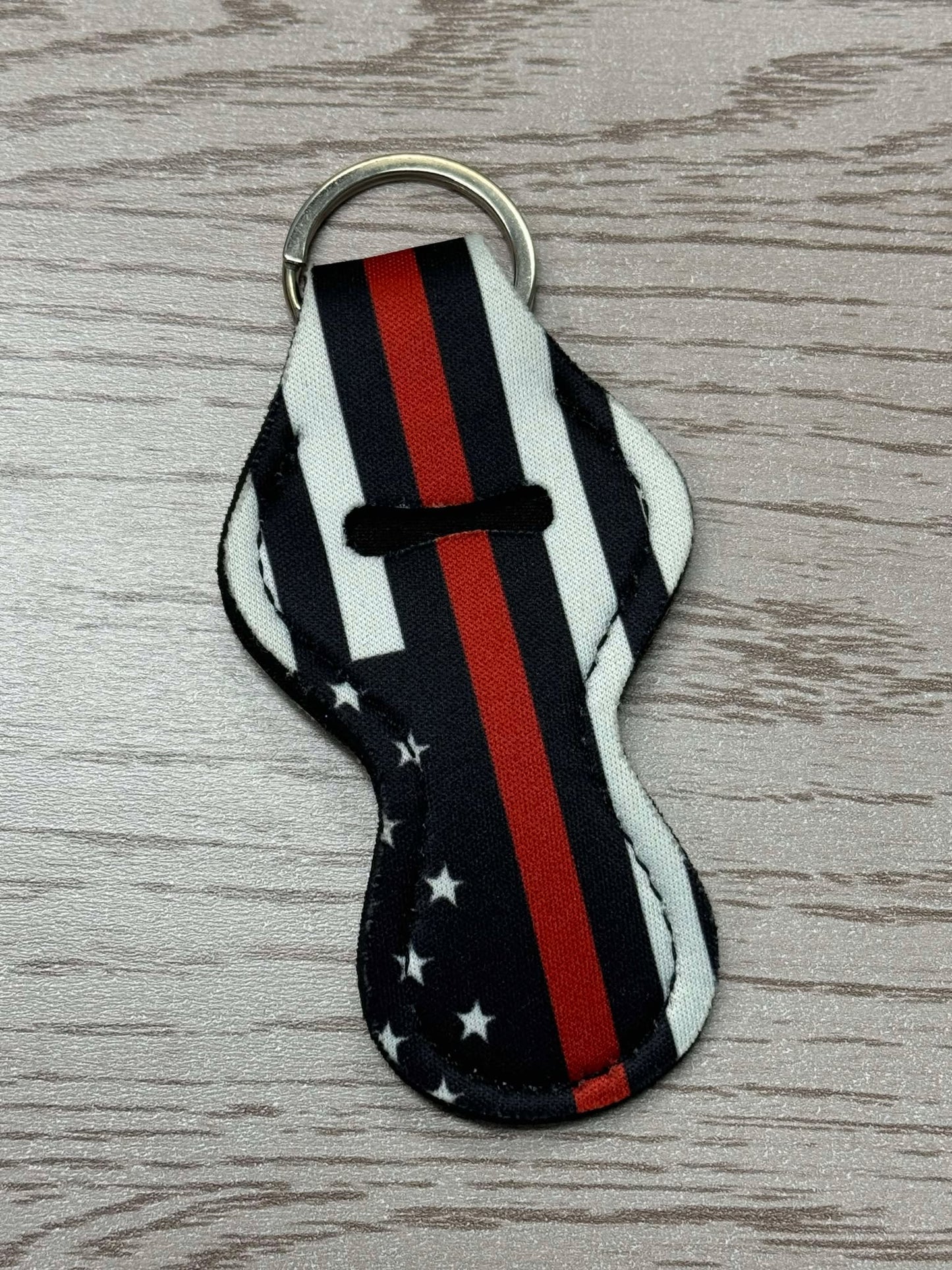 Red Line - Chapstick Holder Keychains **CLEARANCE**