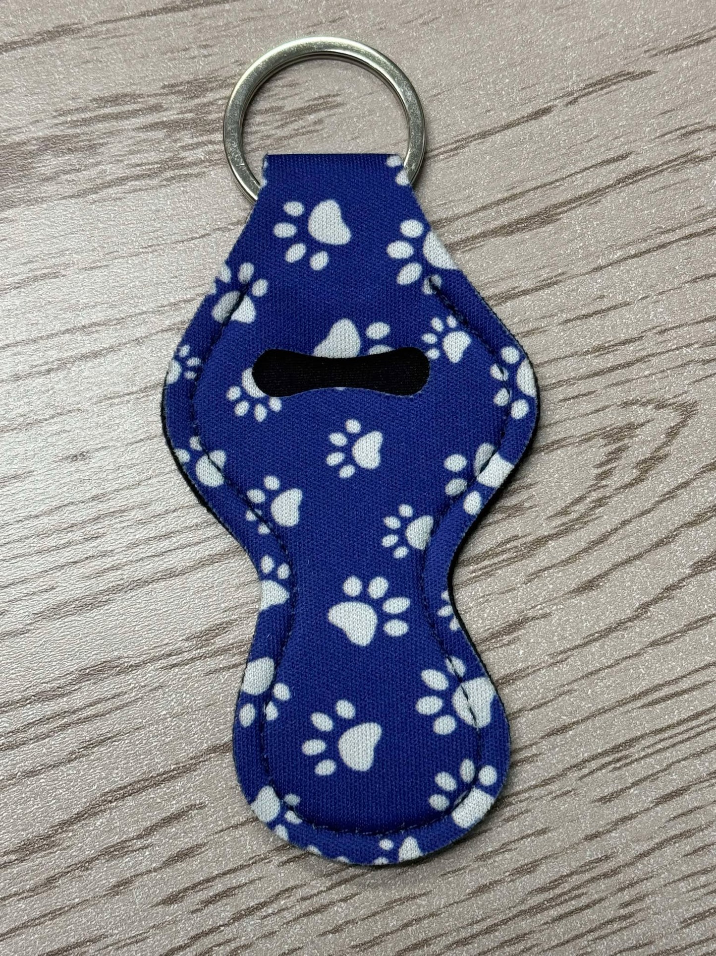 Paw Print - Chapstick Holder Keychains **CLEARANCE**