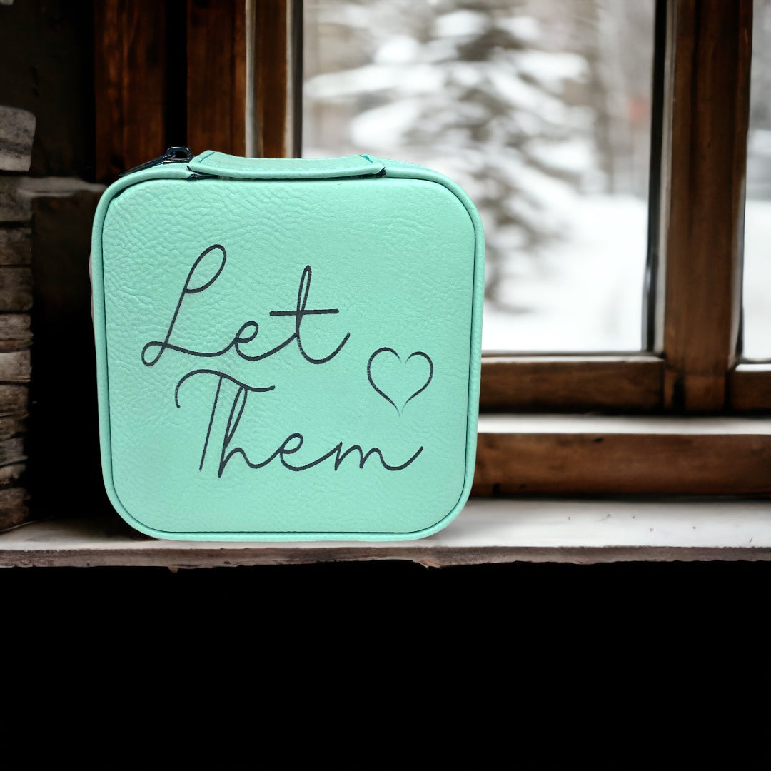 Personalized Travel Jewelry Box - Color Rawhide