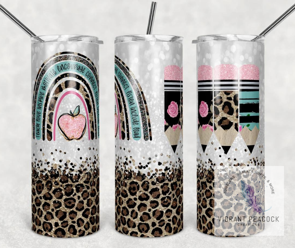 Teacher Tumbler 20 oz **CLEARANCE**
