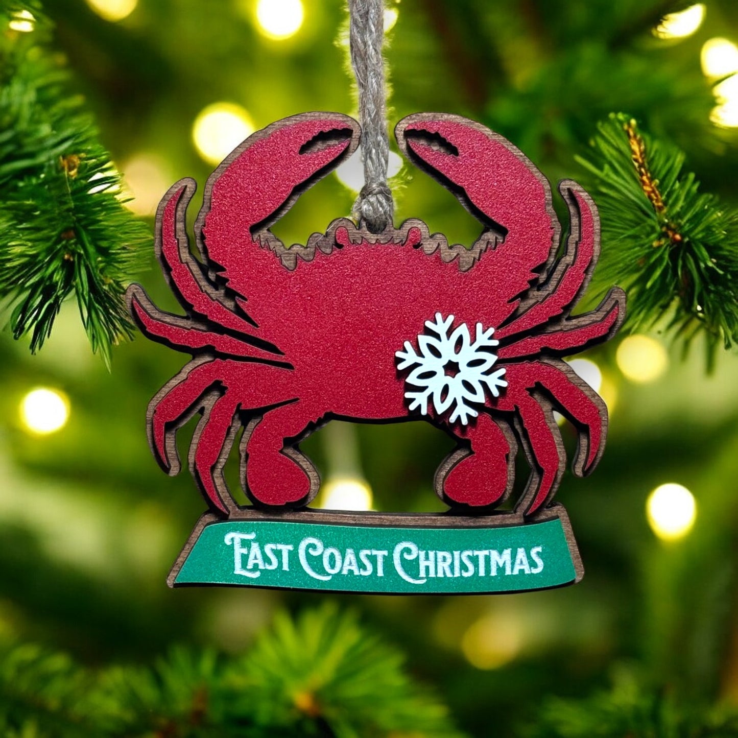 Crab Ornament - East Coast Christmas