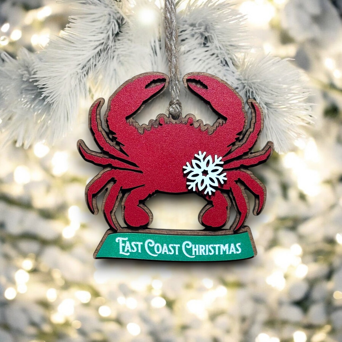Crab Ornament - East Coast Christmas