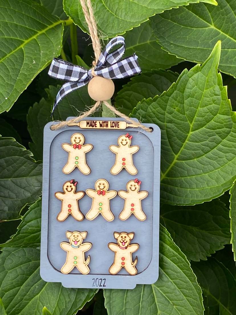 Gingerbread Family Cookie Sheet