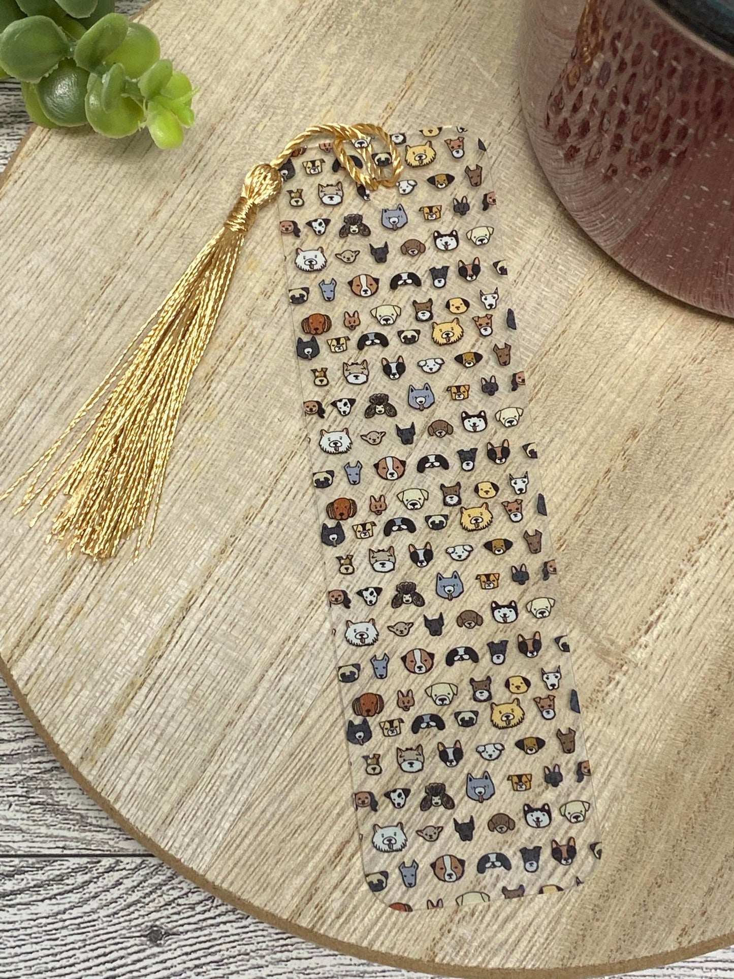 Bookmark With Tassel - Dogs