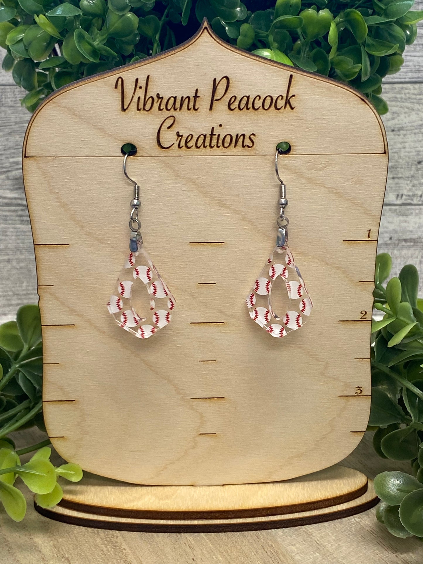 Baseball Earrings - Style 2