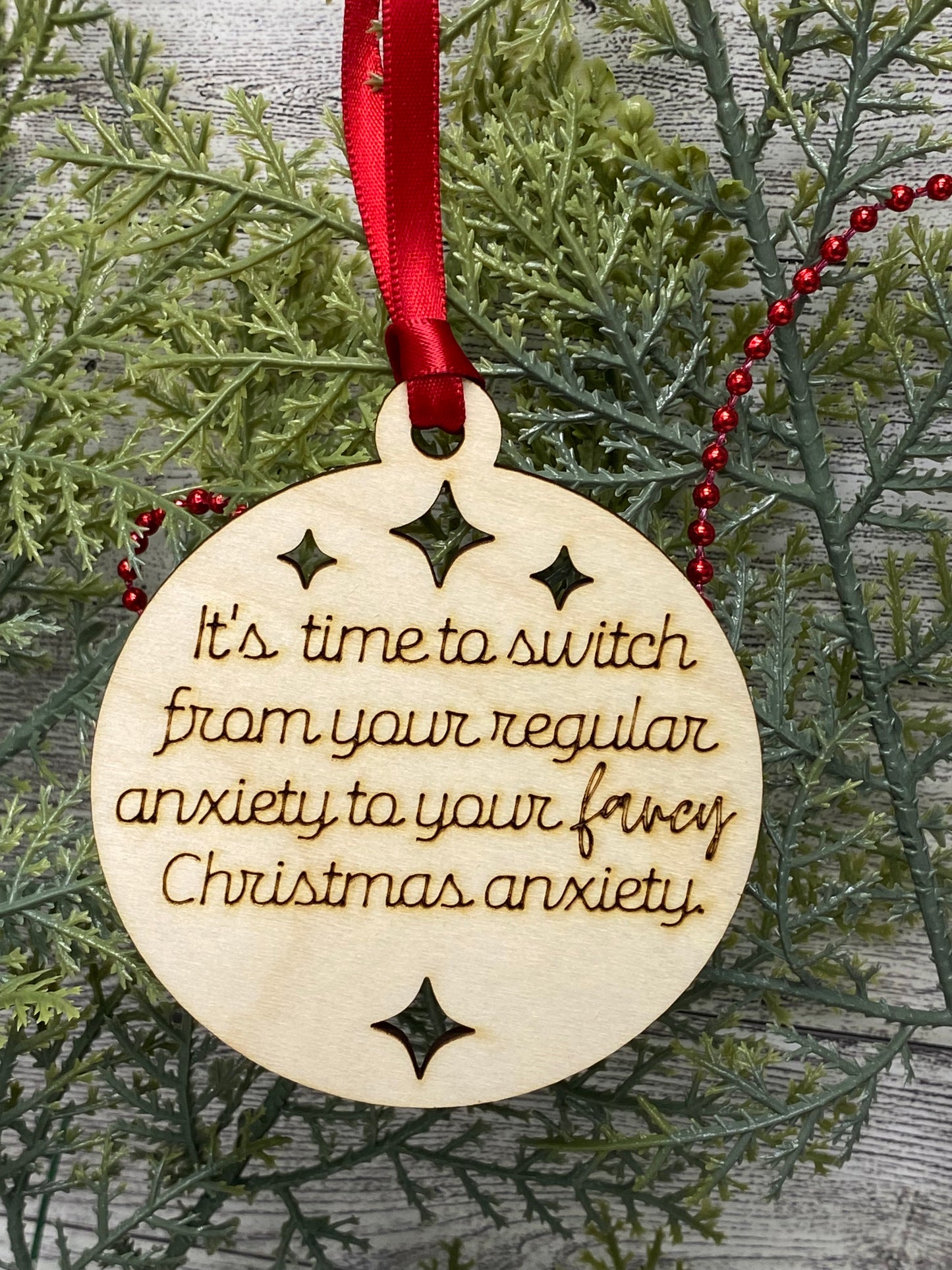 Christmas Anxiety Ornament
