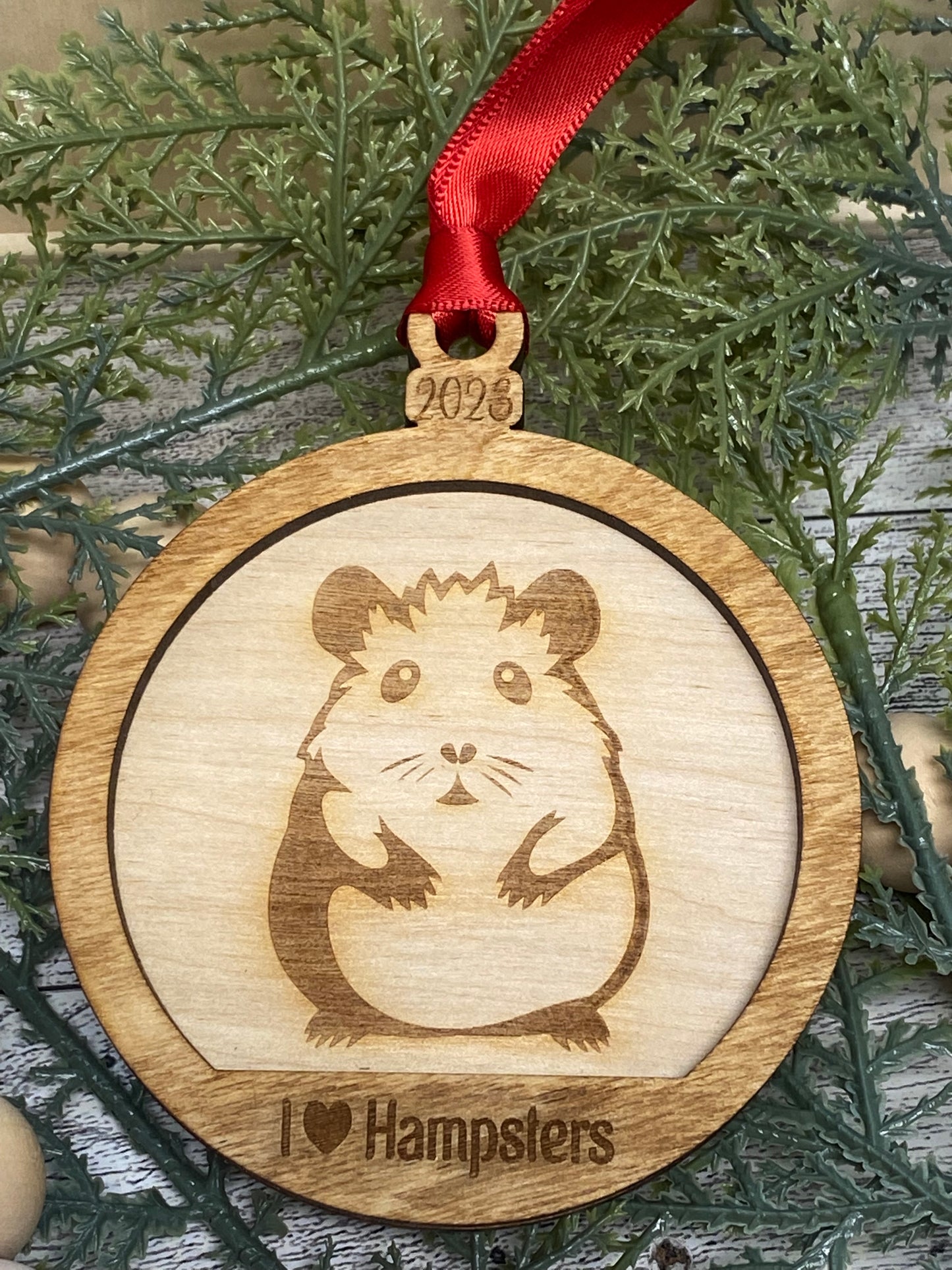 I ❤️ Hamsters Ornament