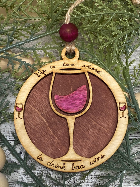 Wine Ornament