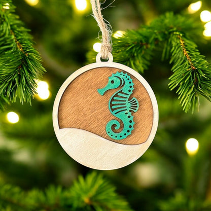 Seahorse Christmas Ornament