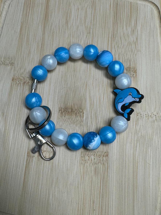 Dolphin Beaded Wristlet **CLEARANCE**