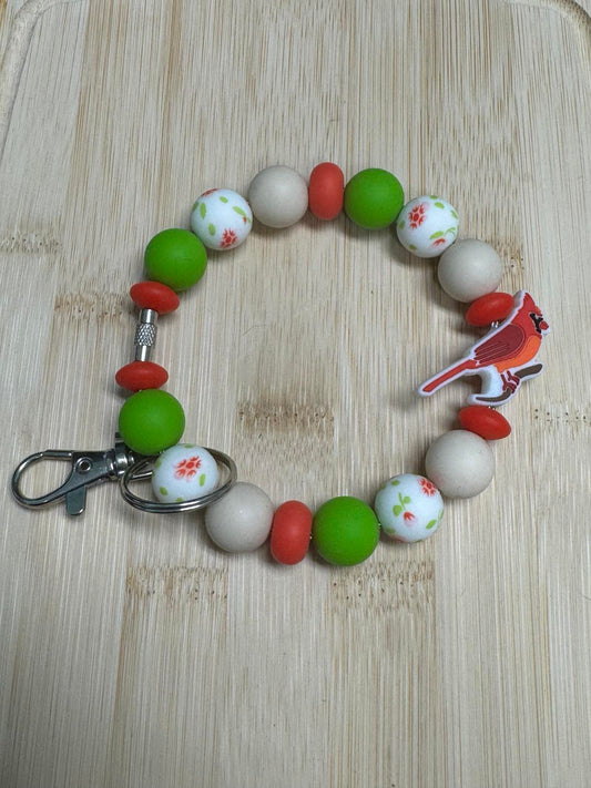 Cardinal Beaded Wristlet **CLEARANCE**