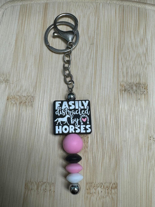 Horse Beaded Keychain **CLEARANCE**