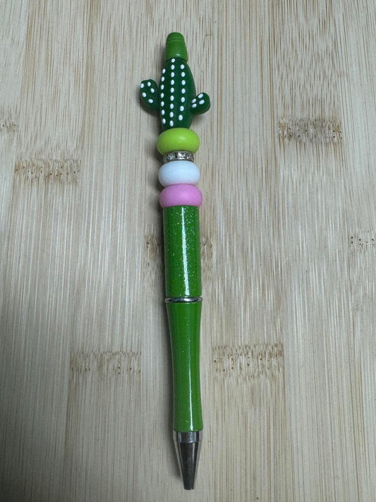 Cactus 2 Beaded Pen  **CLEARANCE**