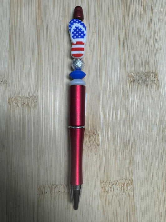 Flip Flop Beaded Pen  **CLEARANCE**