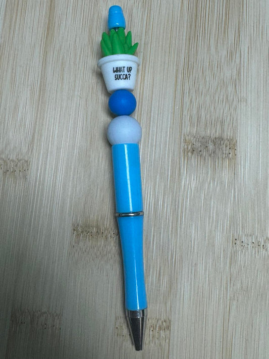 Succulent Beaded Pen  **CLEARANCE**