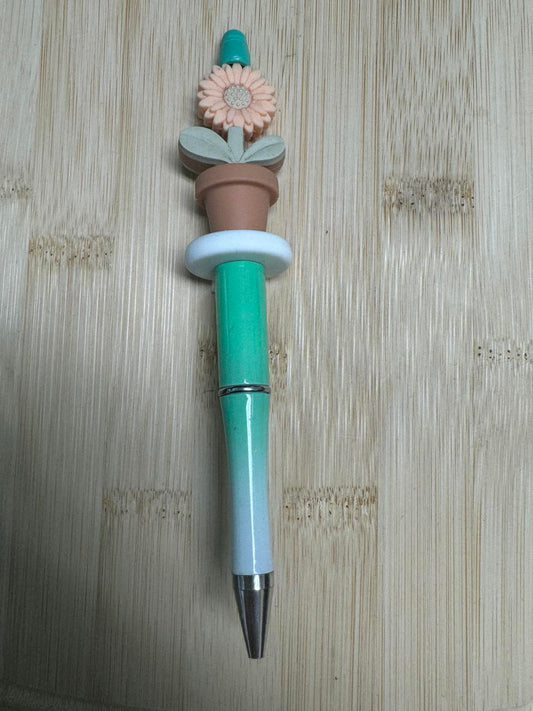 Flower Pot 3 Beaded Pen  **CLEARANCE**