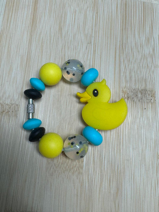 Duck Beaded Cup Charm - Mini Keychain **CLEARANCE**