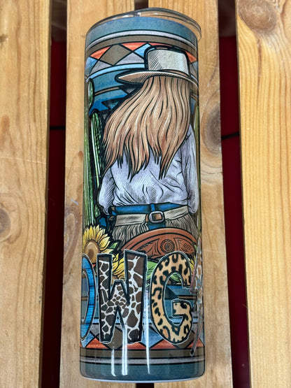 Cowgirl Tumbler 20oz CLEARANCE