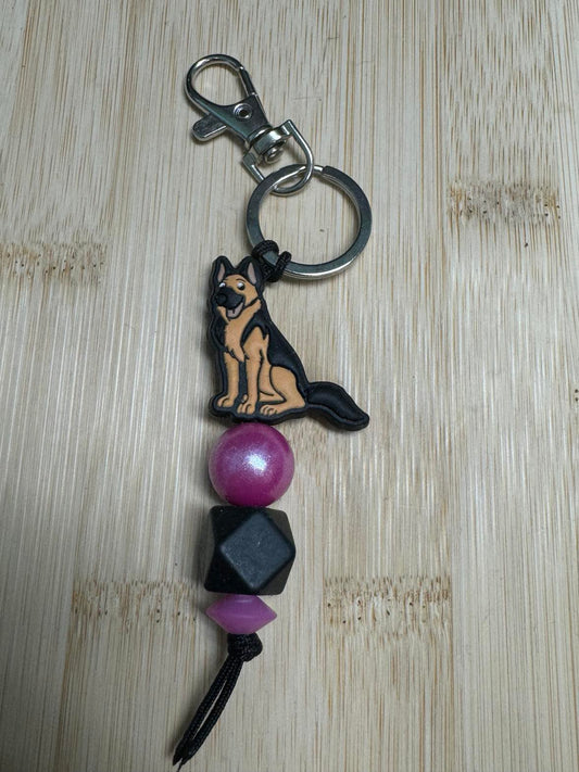 Shepherd Beaded Keychain **CLEARANCE**