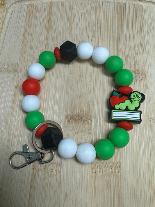 Bookworm Beaded Wristlet **CLEARANCE**