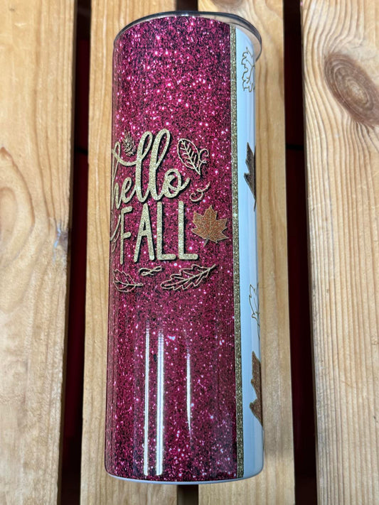 Hello Fall Tumbler 20oz **CLEARANCE**