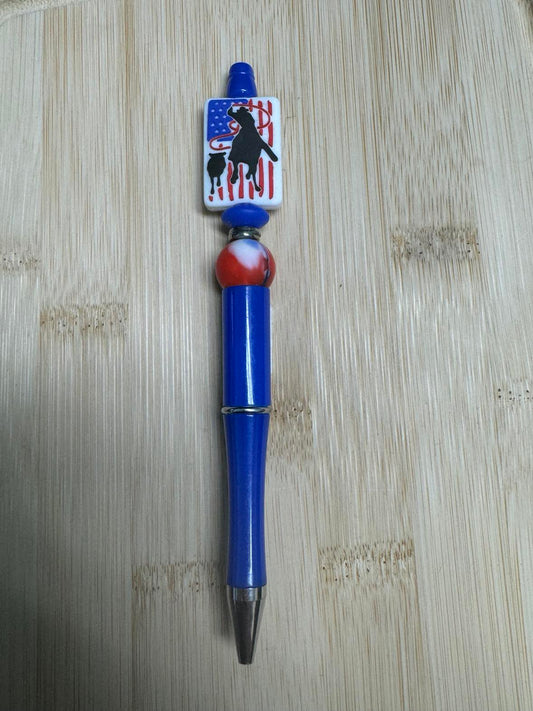 Roping Beaded Pen  **CLEARANCE**