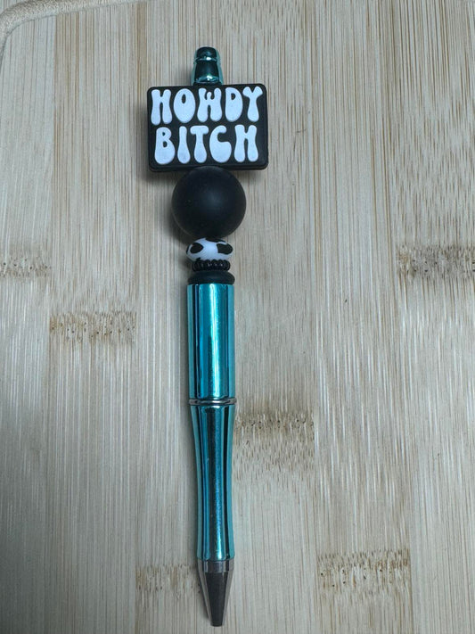 Howdy B Beaded Pen  **CLEARANCE**