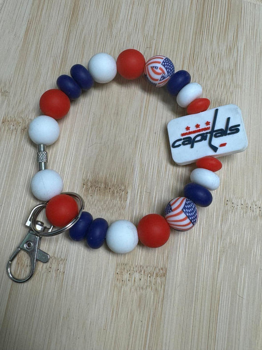 Hockey Beaded Wristlet **CLEARANCE**