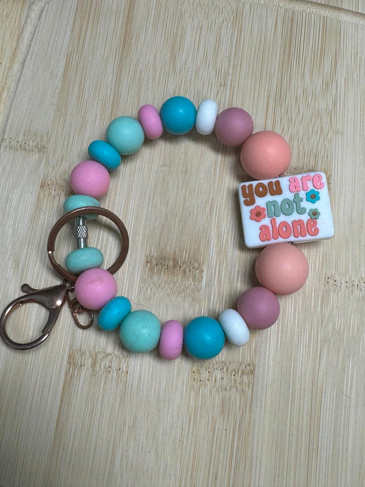 You Are Not Alone Beaded Wristlet **CLEARANCE**