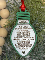 Light Of Friendship Ornament