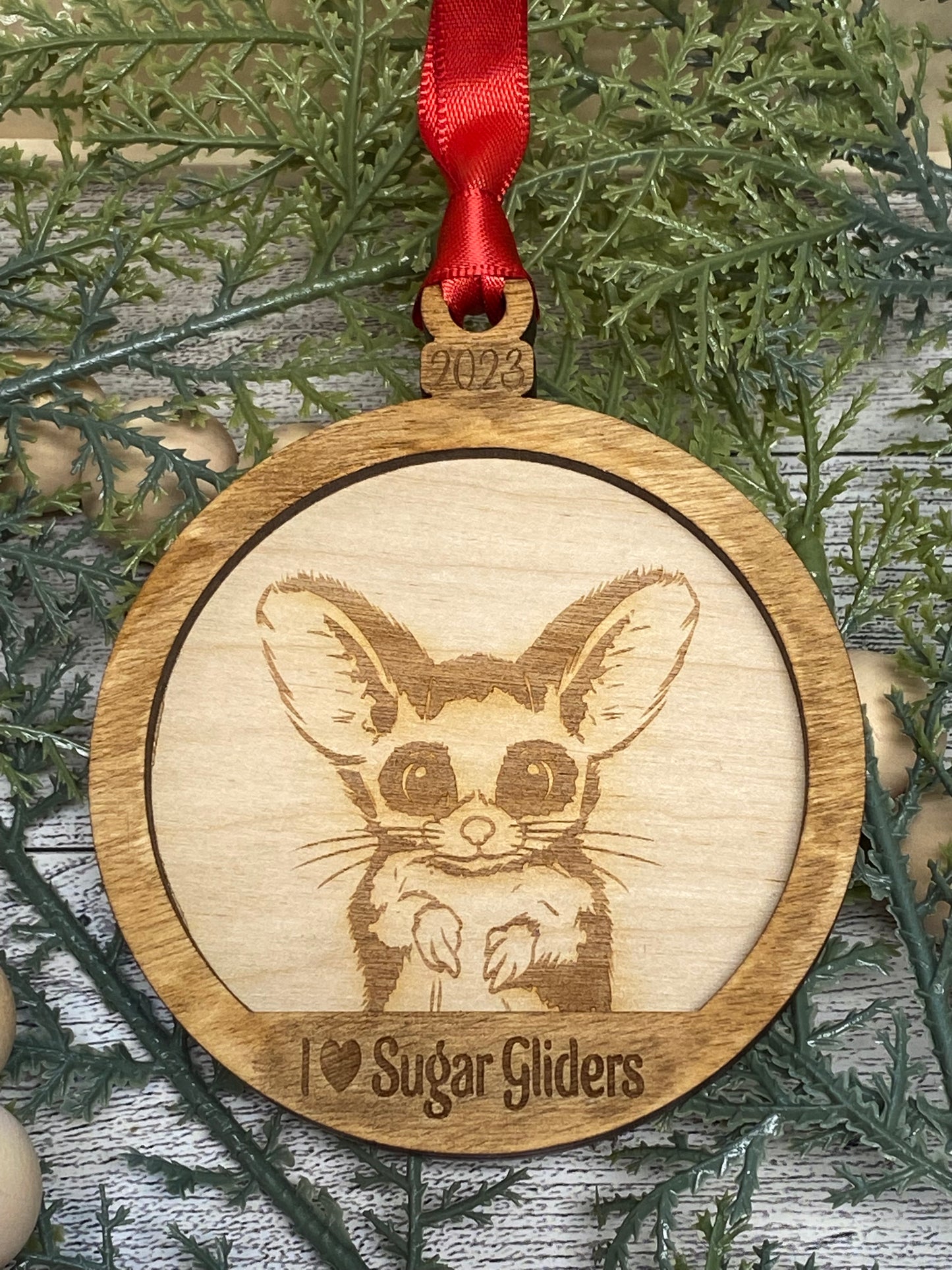 I ❤️ Sugar Gliders Ornament