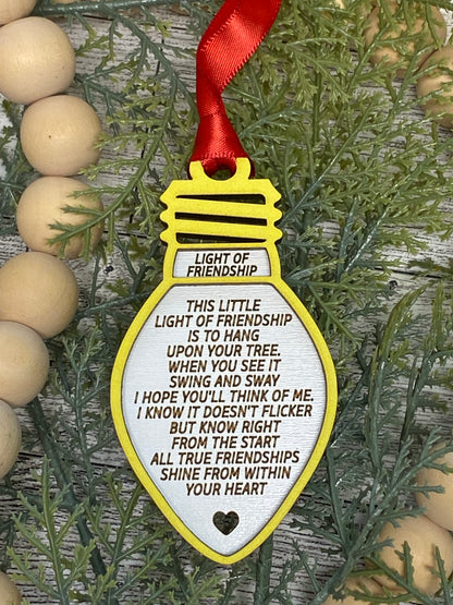 Light Of Friendship Ornament