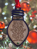 A Teacher’s Light Ornament