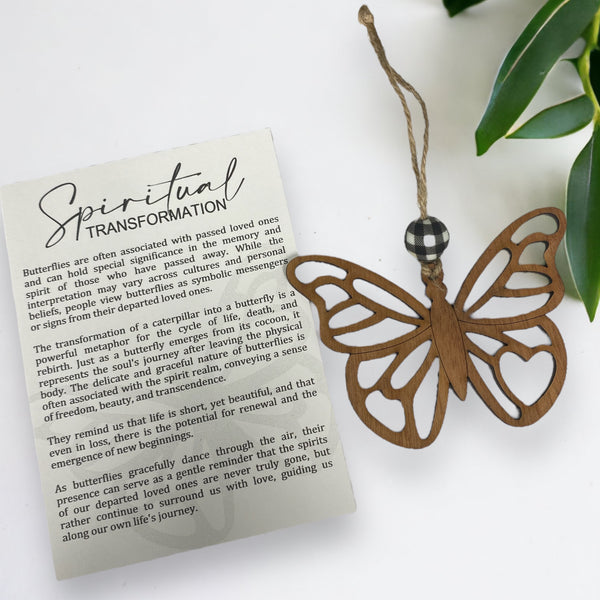 Spiritual Transformation Butterfly Ornament