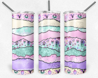 Pastel Halloween Tumbler  20oz CLEARANCE