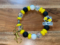 Bee-Yotch #2 Silicone Keychain Wristlet