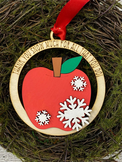 Teacher Christmas Ornaments