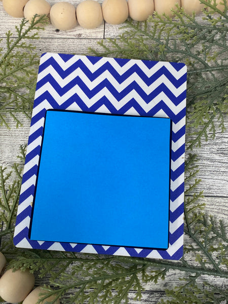 Sticky Note Holder - Chevron